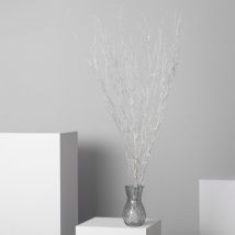 Branches Décoratives LED à Piles 1.2m Argent