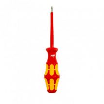 Tournevis Isolant Pointe Pozidriv/Plano PZ/S2 Spécial Différentiels et Disjoncteurs VDE 1000V GEF PZ/S 2 x 100