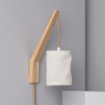 Lampe Murale Bois et Métal Kanzu Bois Naturel