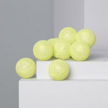 Guirlande LED 10 Boules Lemon 1.65m/2.85m Batterie