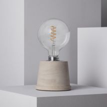 Lampe à Poser Ciment Ray Gris Béton