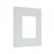 Cadre PC 1 Emplacement Modern Blanc pour Interrupteur Modern Tactil