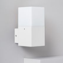 Applique Murale Extérieure Aluminium Domus Blanche Blanc