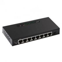 Switch 8 ports 10/100/1000 Mbps OPENETICS 21321 Noir