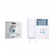 Kit Visiophone 2 Sonnettes CITY VEO 4,3" DUOX Plus WIFI 2L FERMAX 94421 Aluminium