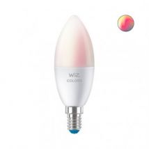 Pack 2 Ampoules LED Intelligentes WiFi + Bluetooth E14 470 lm C37 RGB+CCT Dimmable WIZ 4.9W RGBCCT