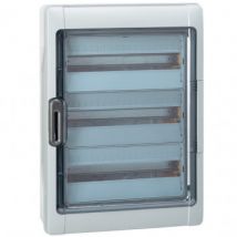 Coffret en Saillie Modulaire Étanche Plexos³ IP65 3x18 Modules LEGRAND 601837 Blanc