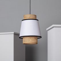 Suspension Rotin Marya Naturel