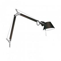 Lampe à Poser Tolomeo Micro avec Support Blanc Brillant ARTEMIDE Noir