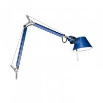 Lampe à Poser Tolomeo Micro avec Pince Blanche ARTEMIDE Bleu