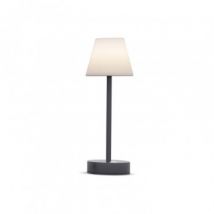 Lampe à Poser LED RGBW 5W Lola 30 Battery Anthracite