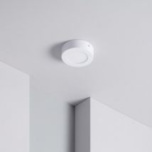 Plafonnier LED Rond 6W LIFUD Ø120 mm Blanc Neutre 4000K - 4500K