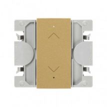Interrupteur Volets Roulants Automatiques Étroit iO SIMON 270 21001133 Doré