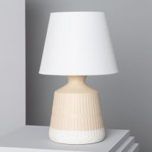 Lampe à Poser Céramique Balteze Blanc