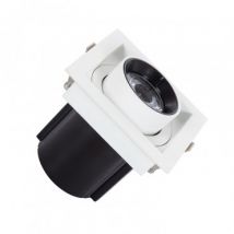 Spot LED Orientable Sanaqi 12W Cadre Carré Coupe LIFUD Blanc Froid 6000K