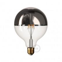 Ampoule LED Filament E27 7W 806 lm G125 Dimmable Creative-Cables CBL700175 Argent