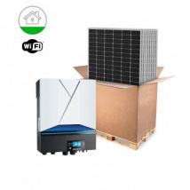 Kit Solaire Isolé VOLTRONIC AXPERT Résidentiel Batterie requise Monophasé 3-7.2kW Panneau RISEN 3000 W