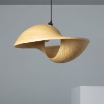 Suspension Bambou pour Extérieure Shuka Acacia ILUZZIA Noir d’Extérieur