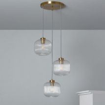 Suspension Verre Tri Wilde Transparent