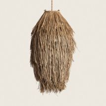Suspension Fibres Naturelles Ramé Tressé Naturel