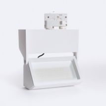 Spot sur rail LED triphasé Piero No Flicker 38W Blanc Neutre 4000K