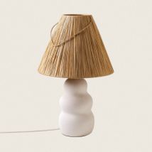 Lampe à Poser Céramique Ulan Blanc