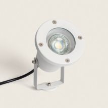 Spot Extérieur GU10 Aluminium avec Piquet Begira Blanc