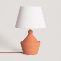 Lampe à Poser Terracota Aike ILUZZIA Blanc Crème