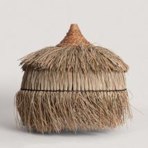 Abat-jour Suspension Rotin Liana ILUZZIA Naturel