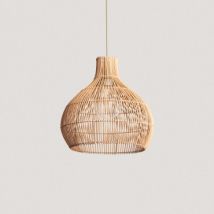 Suspension Rotin Kaikura-S ILUZZIA Textile Vert