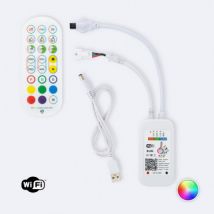 Contrôleur Variateur Tuya Wifi Ruban LED RGB Numérique SPI 5V DC Avec Télécommande IR RGB