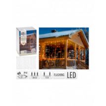 Rideau Guirlande LED Extérieur 3m Flash Blanc Chaud 2700K