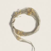 Guirlande LED à Piles Alambre 1m Blanc Chaud 2700K