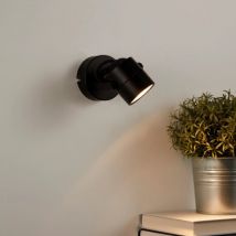 Aplique Orientable Aluminium 1 Spot Direct Noir