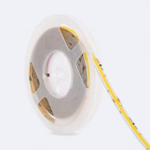 Ruban LED 24V DC COB Digital SPI 360 LED/m 5m IP20 Largeur 10mm Coupe tous les 8 cm Blanc Chaud 3000K