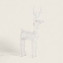 Renne de Noël LED Extérieur 80 cm Vixen Blanc Froid 6000K