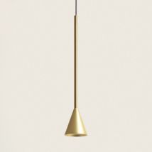 Suspension LED Aluminium Astrid 6W Doré