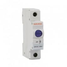 MAXGE Alpha + 230V LED Indicator - Blue