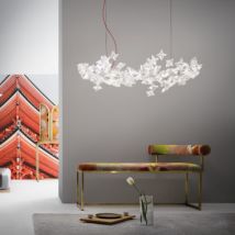 SLAMP Hanami Large Suspension Pendant Lamp - Transparent