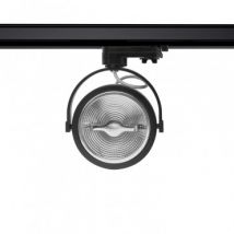 Black 15W AR111 CREE LED Spotlight for a Three-Circuit Track (Dimmable) - Warm White 2700K
