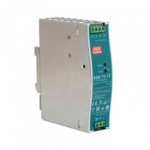 12V 6.3A 75W MEAN WELL Power Supply EDR-75-12 for DIN rail - 75 W