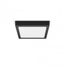 PHILIPS Magneos 12W Black Square LED Ceiling Lamp - Warm White 2700K