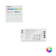 MiBoxer 12/24V DC RGB Dimmer + 4 Zones RF Remote Control - RGB