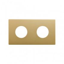 Frame 2 Elements Minimal Aesthetic for Schuko Socket Base CLEAN SIMON 270 27110620 - Gold