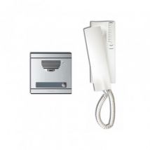TEGUI 375011 1 House 2-Wire Audio Door Entry Kit with Serie 7 Panel and Telephone - Aluminium
