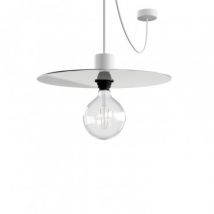 Eiva Elegant Outdoor Aluminium Pendant Lamp IP65 Creative-Cables PDEBIEL0250SM01DDBIA - White