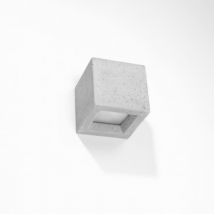 Leo Cement Wall Lamp SOLLUX - Grey