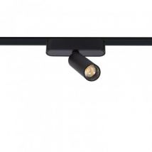 48v 7W Magentic Single Phase Track 25mm Super Slim LED Spotlight CRI90 in Black UGR16 - Warm White 2700K