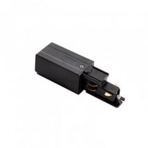 Right Side Power Connector for Three Circuit DALI Track - Black