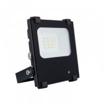 Proiettore LED 10W 140 lm/W IP65 HE PRO Regolabile con Sensore di Movimento Radar Bianco Caldo 2800K - 3200K